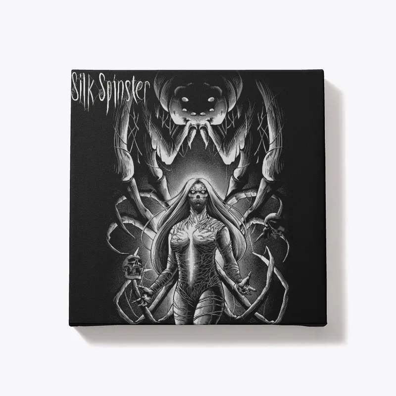 "Silk Spinster" Artwork Canvas Print